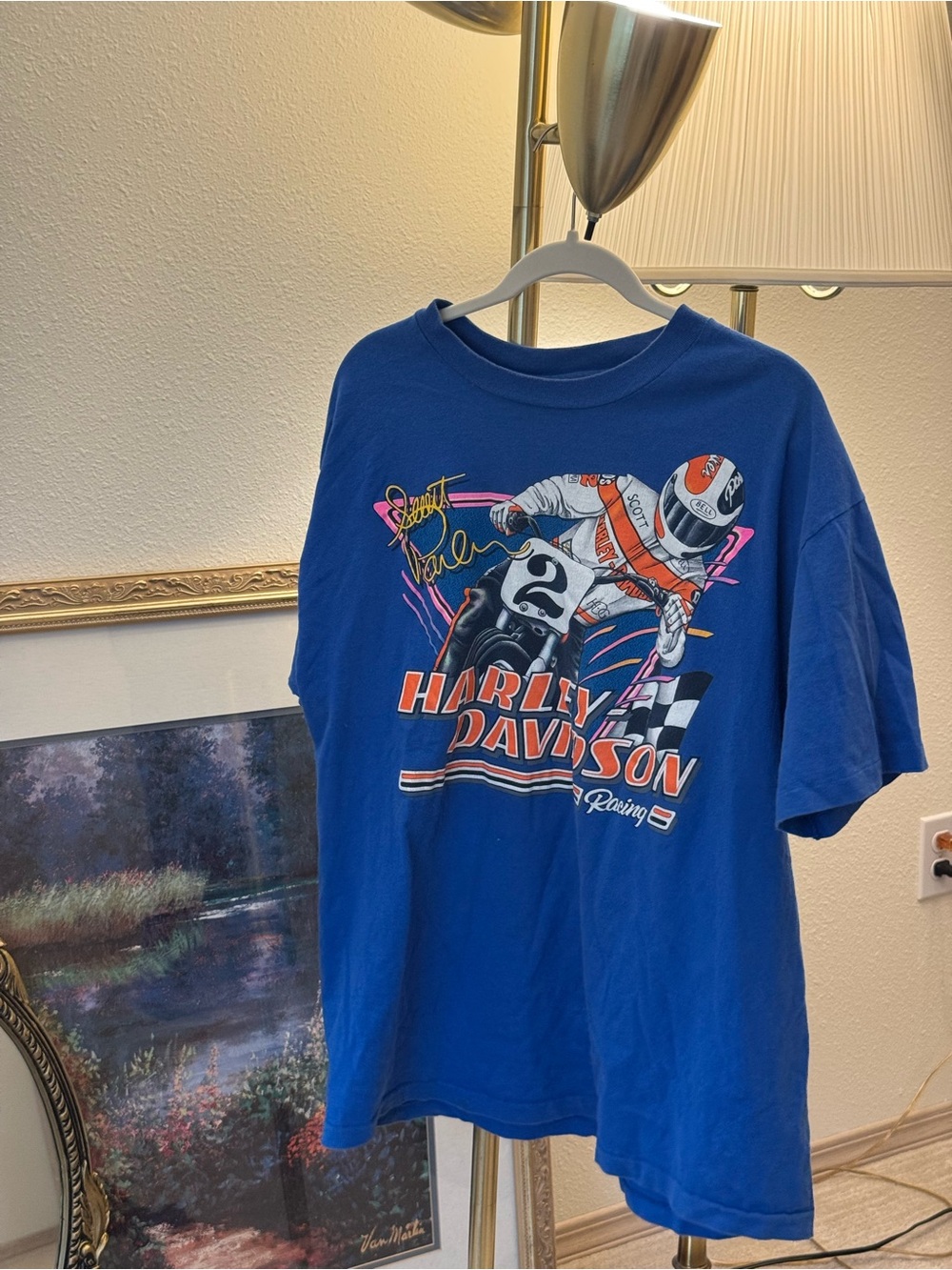 Harley-Davidson Blue Graphic Tee